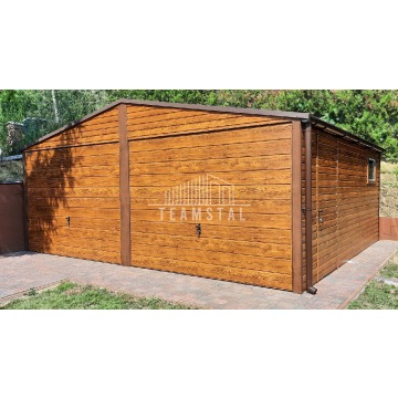 Garaż Blaszany 6m x 5,8m poziom - dwuspad 2x... - Garaże i wiaty - Iława - zdjęcie 6