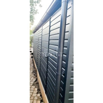 Garaż Blaszany 6m x 5m poziom - spad tył 2x B... - Garaże i wiaty - Toruń - zdjęcie 2