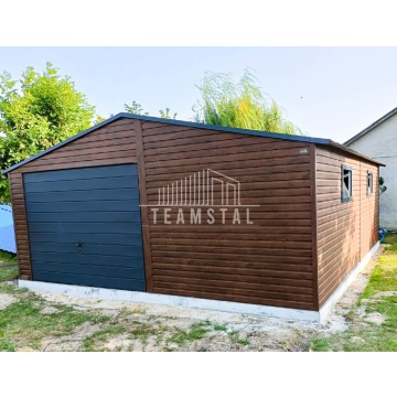 Garaż Blaszany 6m x 6m dwuspad - Brama uchylna... - Garaże i wiaty - Oświęcim - zdjęcie 9