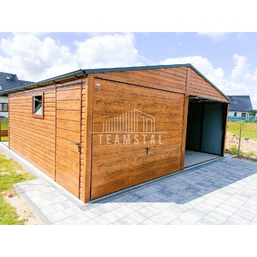 Garaż Blaszany 6m x 6m poziom - dwuspad 2x Brama... - Garaże i wiaty - Bydgoszcz - zdjęcie 9