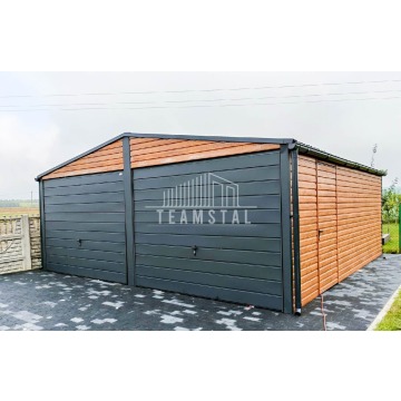 Garaż Blaszany 6m x 6m poziom - dwuspad 2x Brama... - Garaże i wiaty - Radom - zdjęcie 7