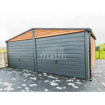 Garaż Blaszany 6m x 6m poziom - dwuspad 2x Brama... - Garaże i wiaty - Radom - zdjęcie 2