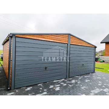 Garaż Blaszany 6m x 6m poziom - dwuspad 2x Brama... - Garaże i wiaty - Radom - zdjęcie 5