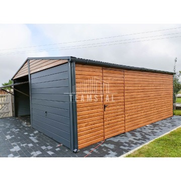 Garaż Blaszany 6m x 6m poziom - dwuspad 2x Brama... - Garaże i wiaty - Radom - zdjęcie 4