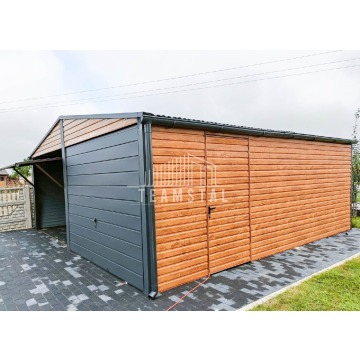 Garaż Blaszany 6m x 6m poziom - dwuspad 2x Brama... - Garaże i wiaty - Radom - zdjęcie 3