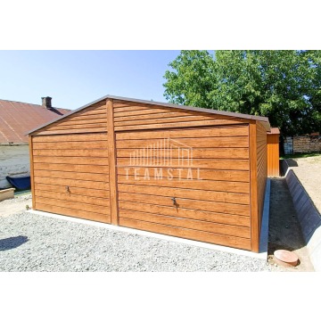 Garaż Blaszany 6m x 6m poziom - dwuspad 2x Brama... - Garaże i wiaty - Otwock - zdjęcie 6