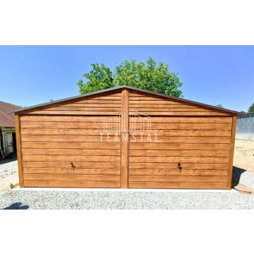 Garaż Blaszany 6m x 6m poziom - dwuspad 2x Brama... - Garaże i wiaty - Otwock - zdjęcie 4