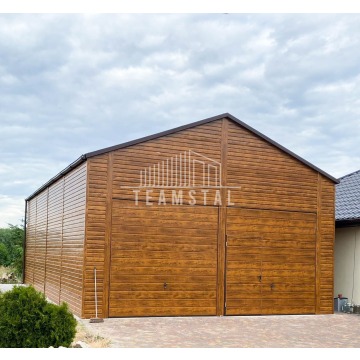 GARAŻ BLASZANY 7m x 12m dwuspad - 2x Brama +... - Garaże i wiaty - Wrocław - zdjęcie 3