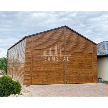 GARAŻ BLASZANY 7m x 12m dwuspad - 2x Brama +... - Garaże i wiaty - Wrocław - zdjęcie 8