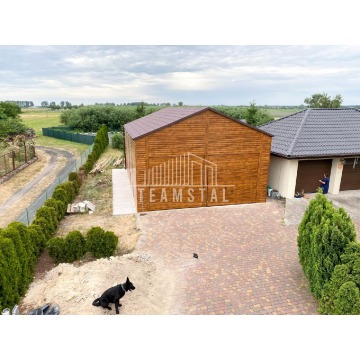 GARAŻ BLASZANY 7m x 12m dwuspad - 2x Brama +... - Garaże i wiaty - Wrocław - zdjęcie 4