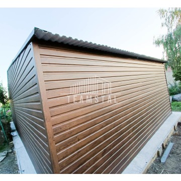 Garaż Blaszany 9m x 6m poziom - dwuspad 3x Brama... - Garaże i wiaty - Jelenia Góra - zdjęcie 4