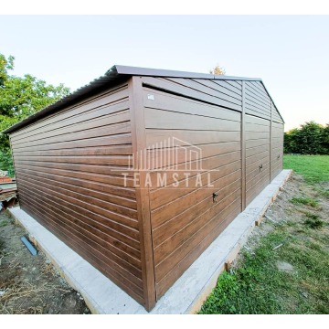 Garaż Blaszany 9m x 6m poziom - dwuspad 3x Brama... - Garaże i wiaty - Jelenia Góra - zdjęcie 5