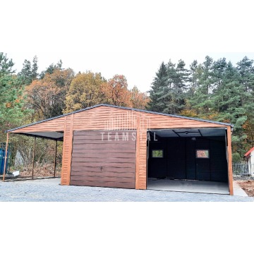 Garaż Blaszany 6,5m x 6m + 3m. wiata - poziom... - Garaże i wiaty - Gliwice - zdjęcie 4