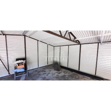 Garaż Blaszany 9m x 7m - dwuspad 2x Brama + 2x... - Garaże i wiaty - Częstochowa - zdjęcie 10