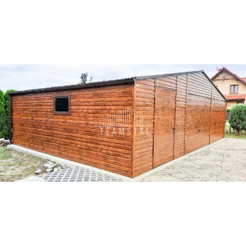 Garaż Blaszany 9m x 7m - dwuspad 2x Brama + 2x... - Garaże i wiaty - Częstochowa - zdjęcie 6