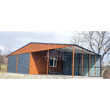 Garaż Blaszany 6m x 6m poziom + wiata 6m x 6m... - Garaże i wiaty - Radom - zdjęcie 5
