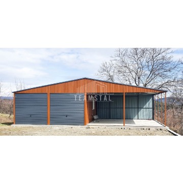 Garaż Blaszany 6m x 6m poziom + wiata 6m x 6m... - Garaże i wiaty - Radom - zdjęcie 6