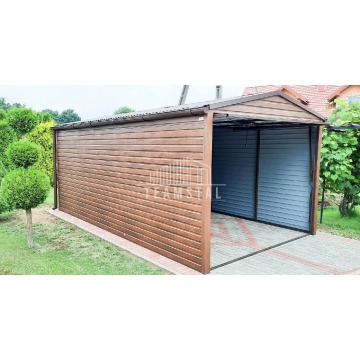 Garaż Blaszany 3m x 6m poziom - dwuspad - Brama... - Garaże i wiaty - Opole - zdjęcie 6
