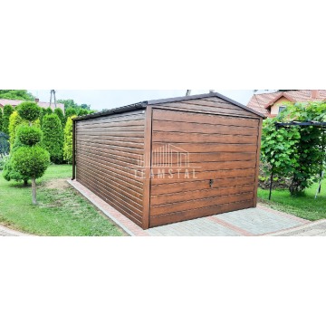 Garaż Blaszany 3m x 6m poziom - dwuspad - Brama... - Garaże i wiaty - Opole - zdjęcie 3