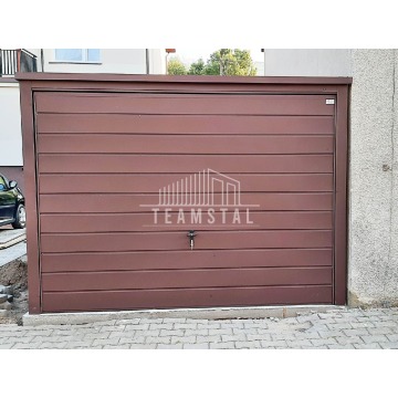Garaż Blaszany 3m x 6m poziom - spad tył - Brama... - Garaże i wiaty - Tarnów - zdjęcie 6