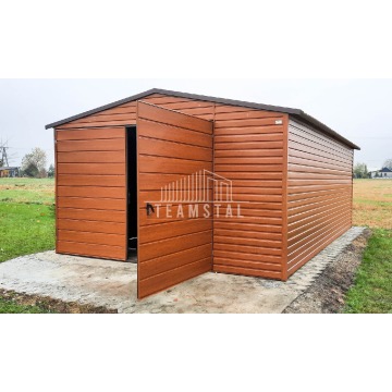 Garaż Blaszany 4m x 6m - dwuspad + Brama - jasny... - Garaże i wiaty - Pabianice - zdjęcie 3