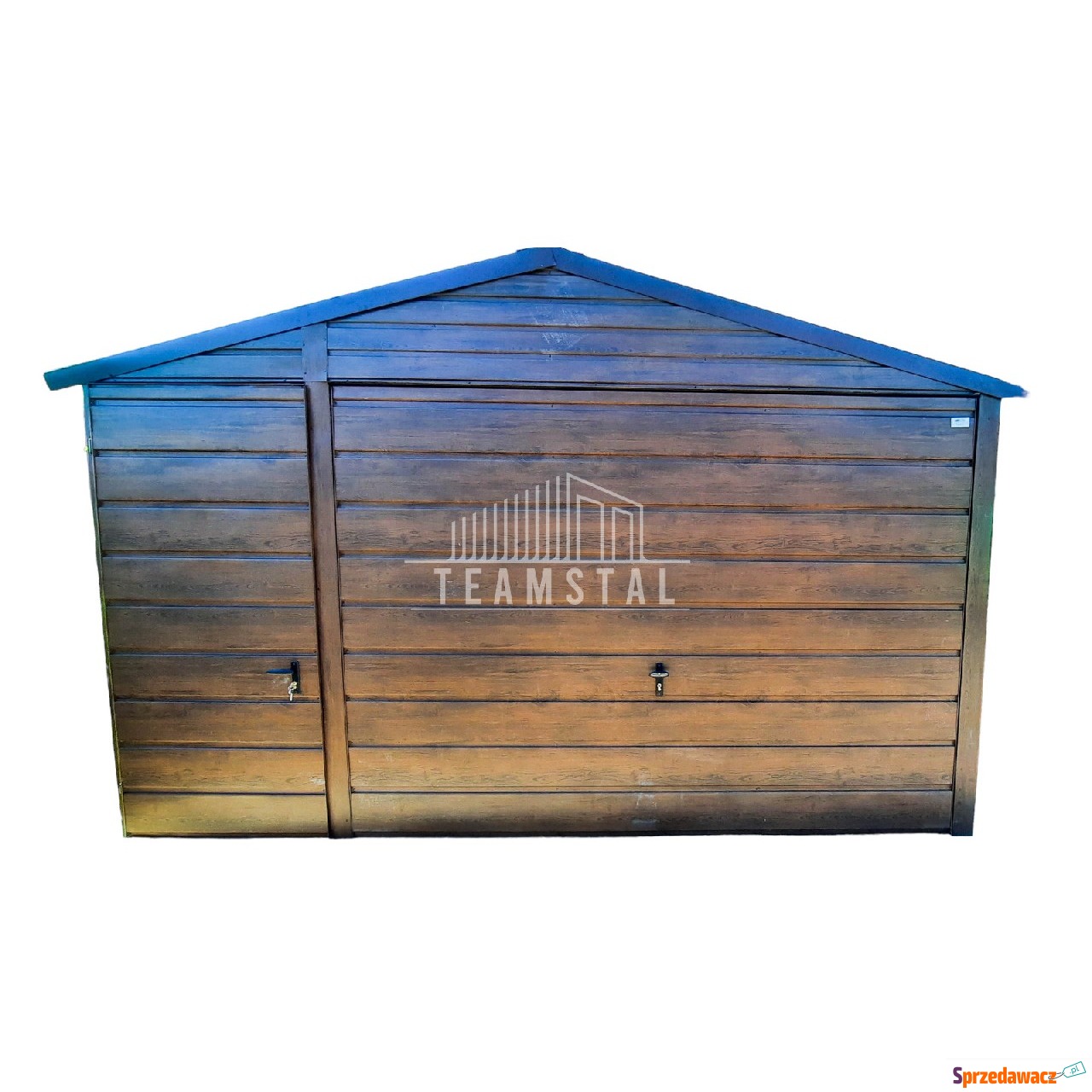 Garaż Blaszany 4m x 7m - dwuspad...