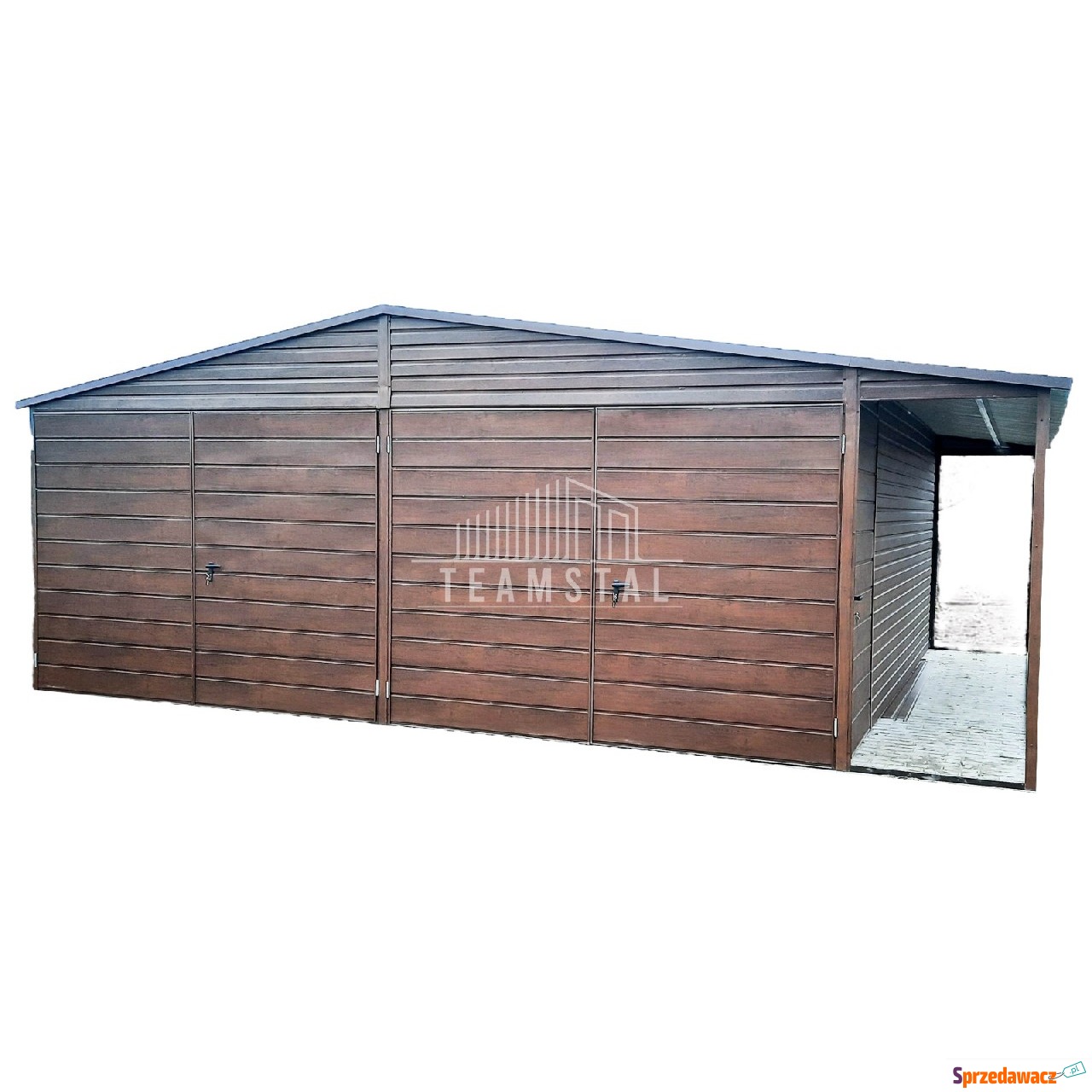 Garaż Blaszany 6m x 5,8m + wiata...