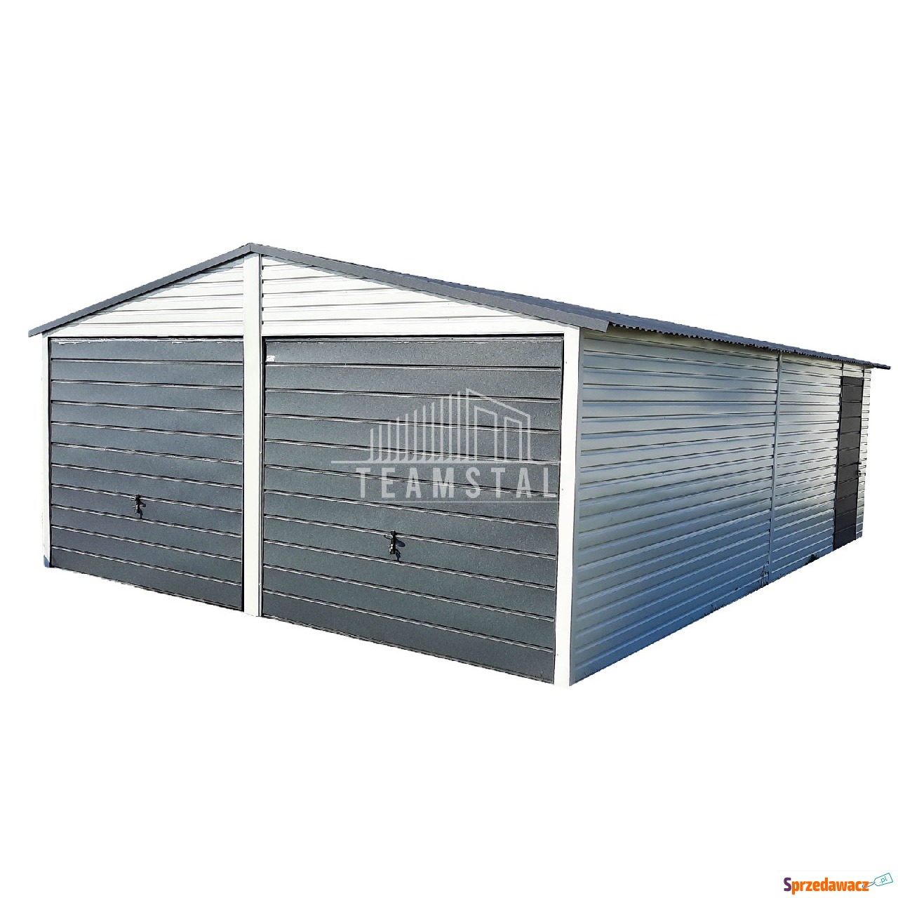 Garaż Blaszany 6m x 7m poziom -...