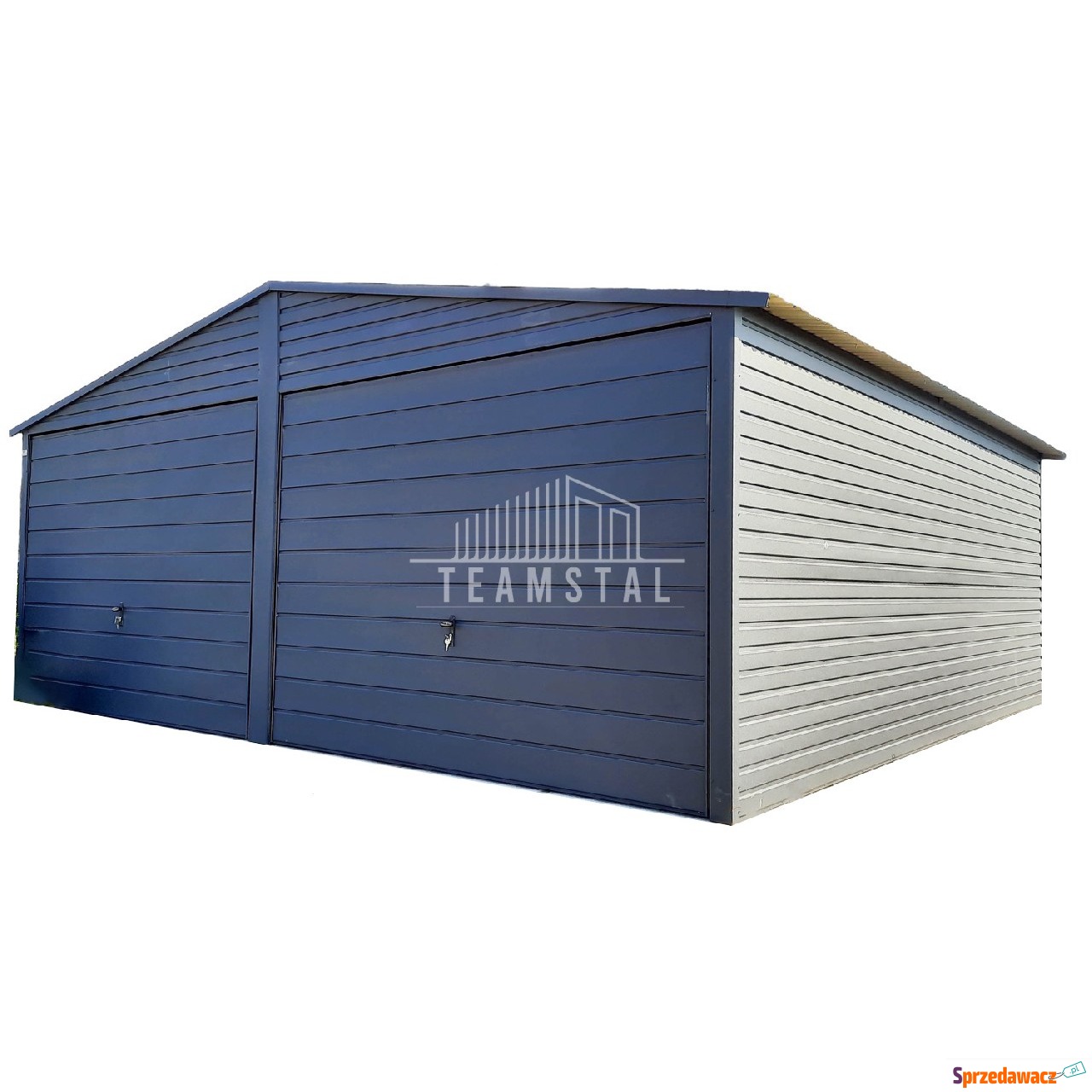 Garaż Blaszany 6m x 6m poziom -...