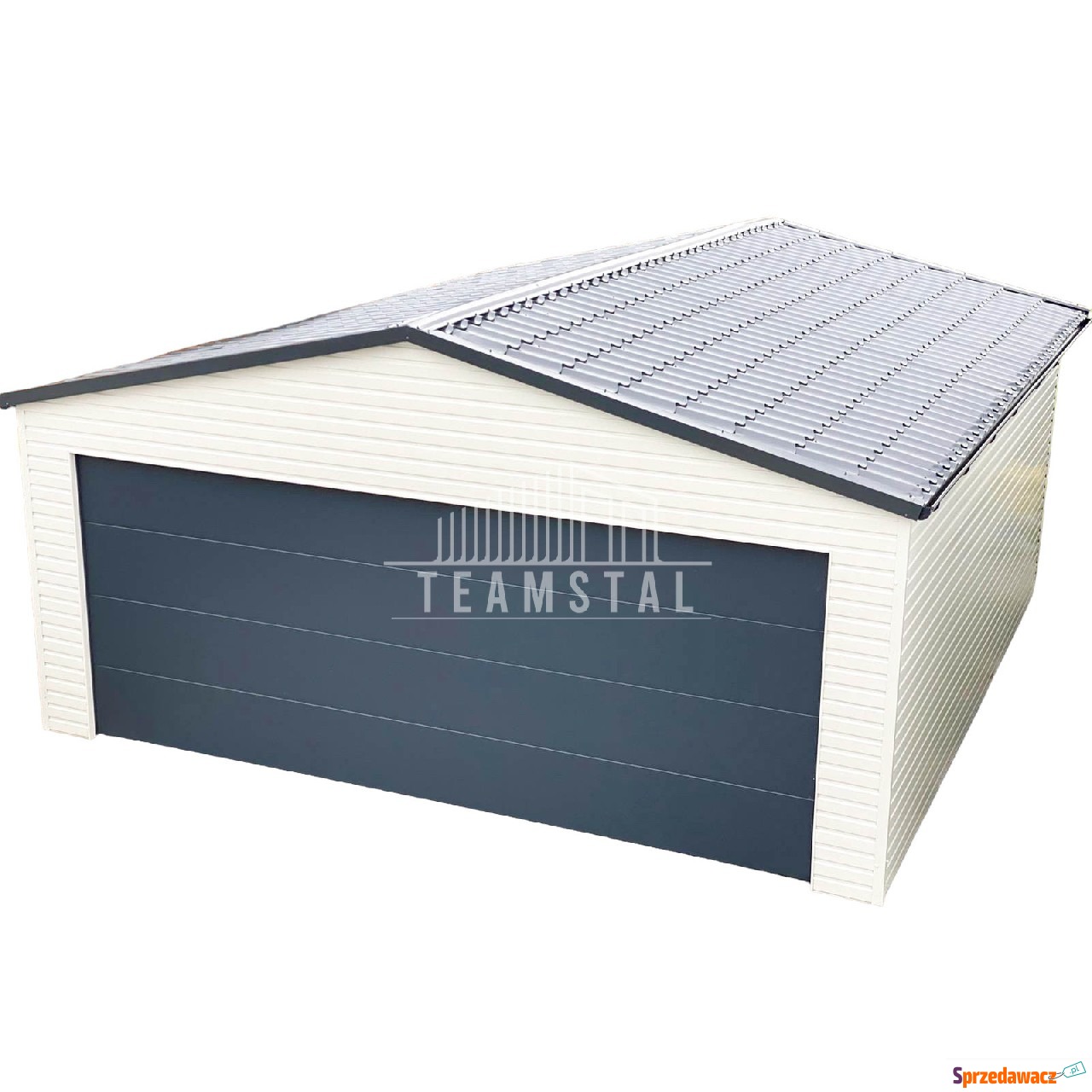 Garaż Blaszany 6m x 6m poziom -...