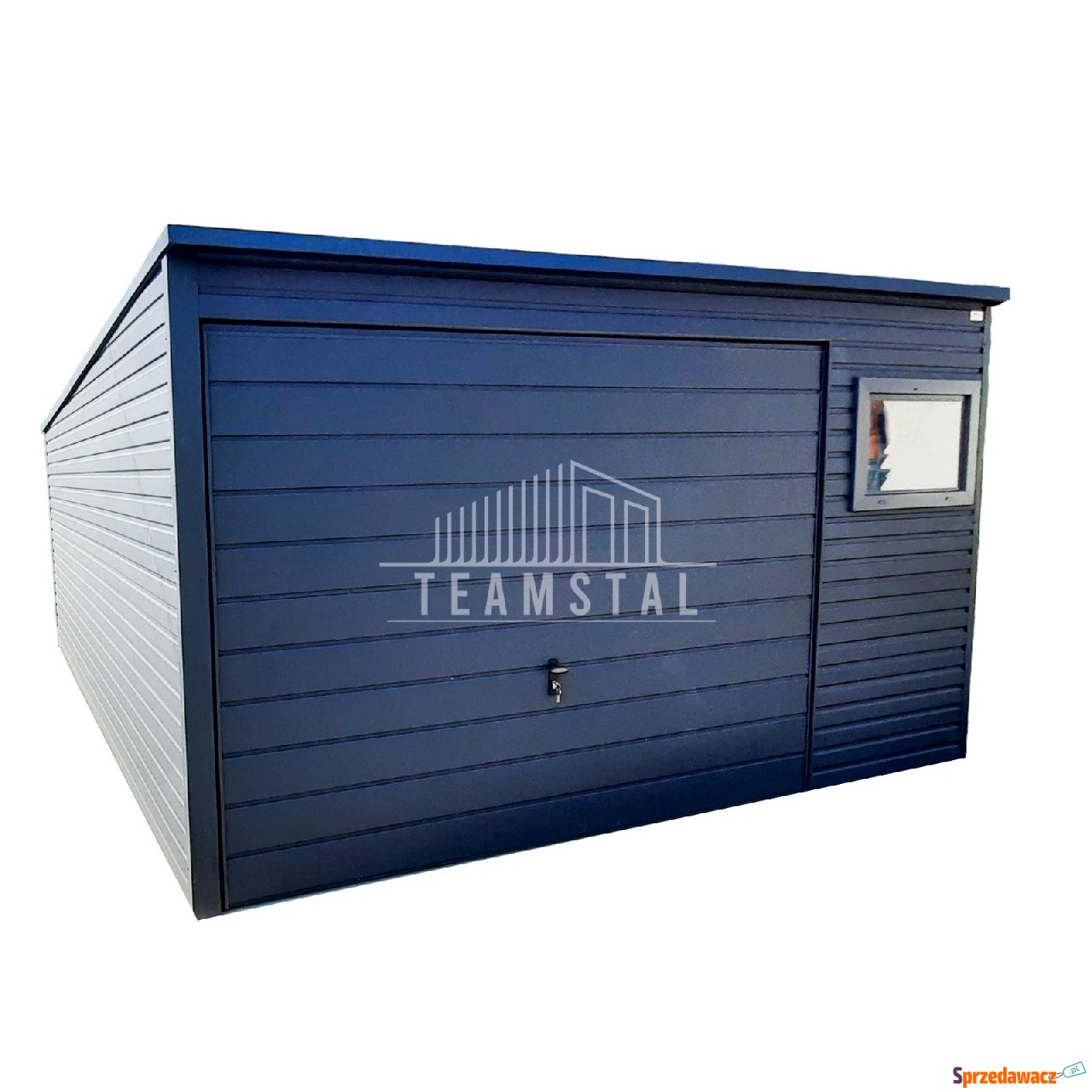 Garaż Blaszany 4m x 7m poziom -...