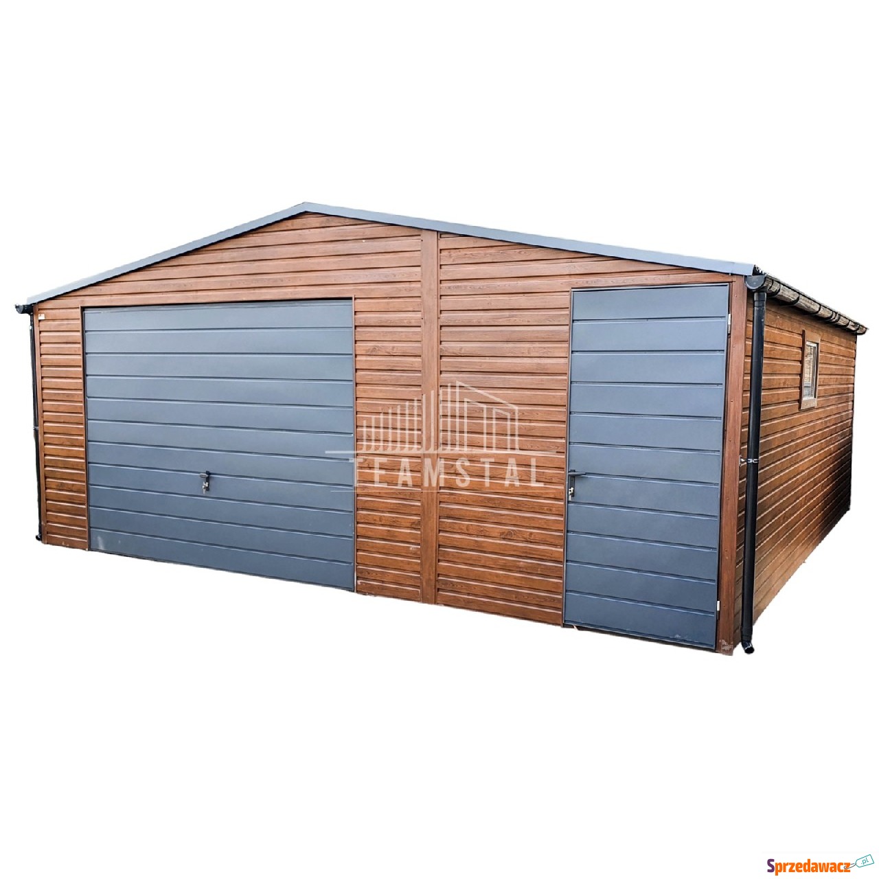 Garaż Blaszany 6m x 5,8m - dwuspad...