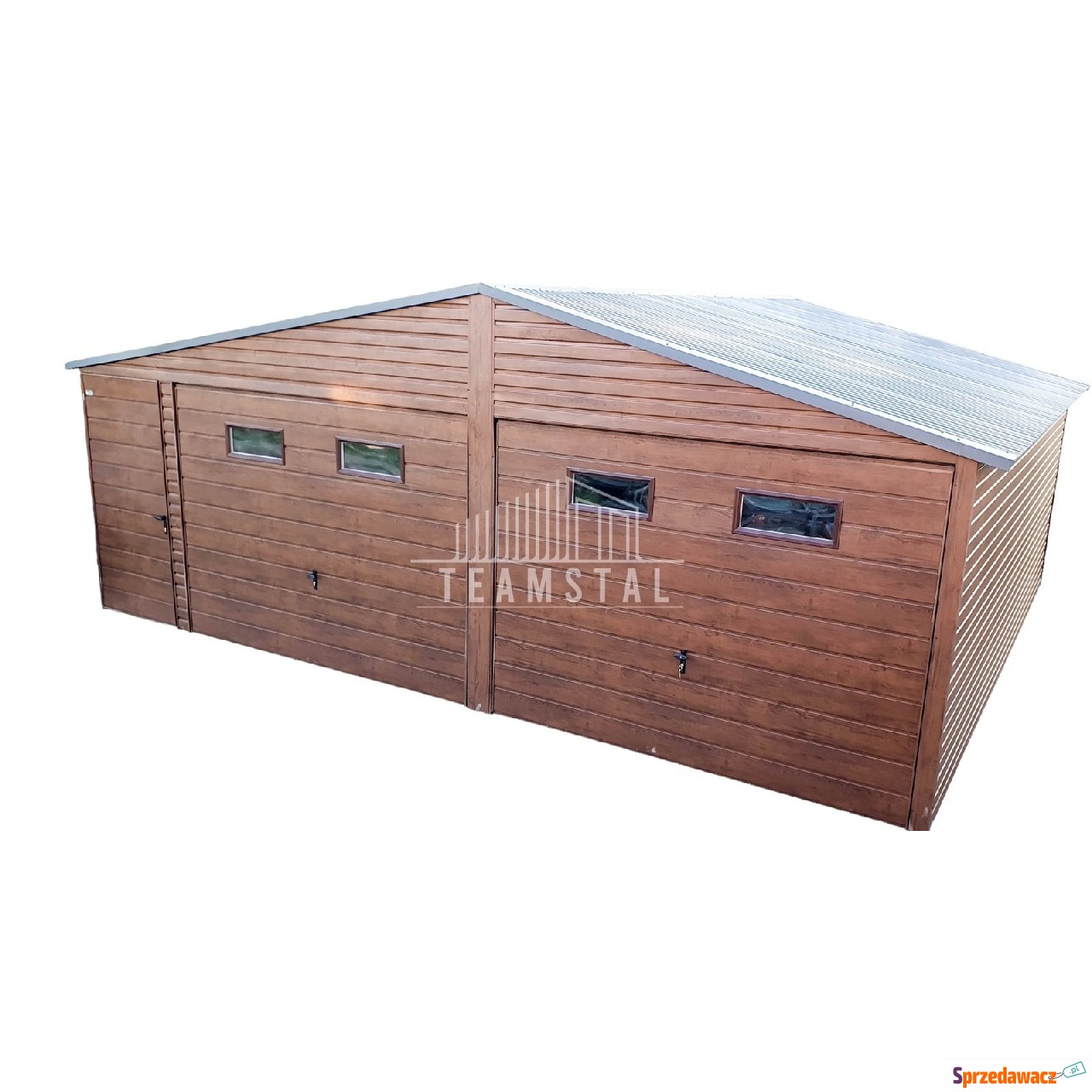Garaż Blaszany 7m x 6m poziom -...