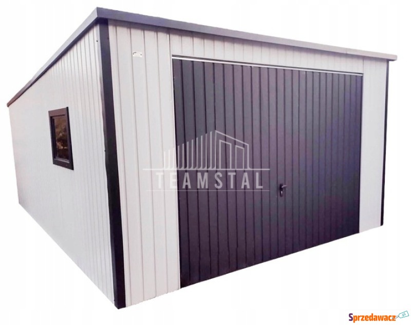 Garaż Blaszany 4m x 5m pion - spad...
