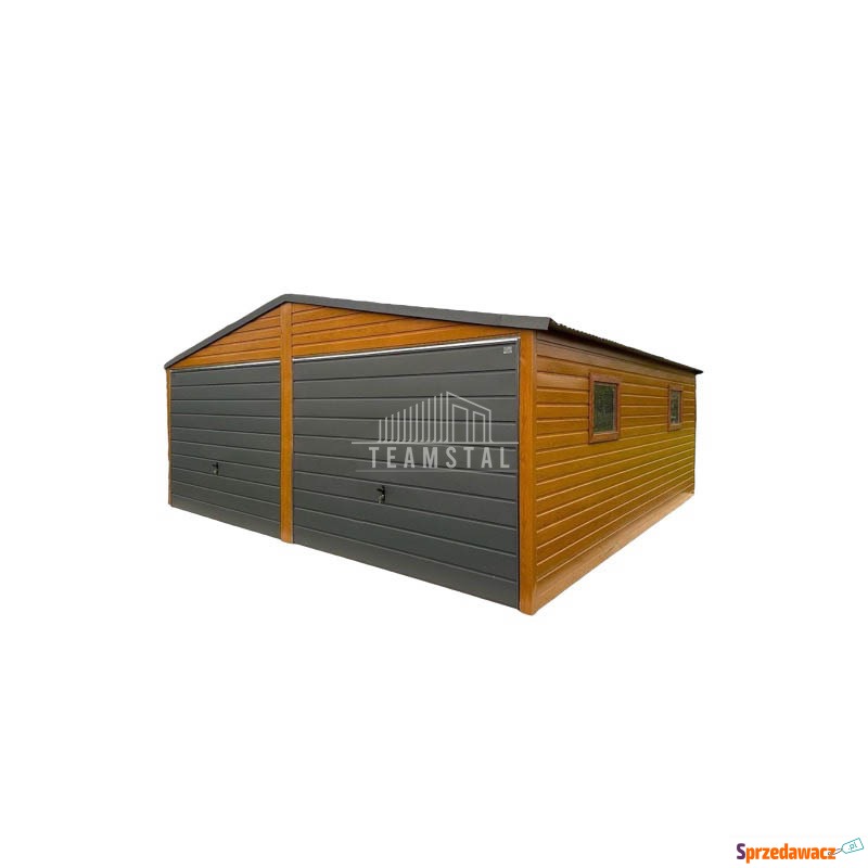 Garaż Blaszany 6m x 6m - dwuspad...