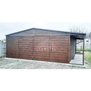 Garaż Blaszany 6m x 5,8m + wiata - dwuspad - 2x... - Garaże i wiaty - Mysłowice - zdjęcie 2