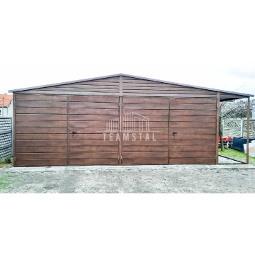 Garaż Blaszany 6m x 5,8m + wiata - dwuspad - 2x... - Garaże i wiaty - Mysłowice - zdjęcie 4