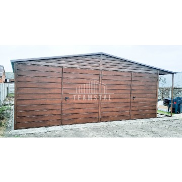 Garaż Blaszany 6m x 5,8m + wiata - dwuspad - 2x... - Garaże i wiaty - Mysłowice - zdjęcie 3