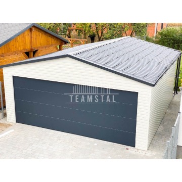 Garaż Blaszany 6m x 6m poziom - dwuspad -  Brama... - Garaże i wiaty - Grudziądz - zdjęcie 3