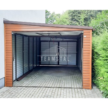 Garaż Blaszany 3,5m x 6m - spad w prawo - 2x... - Garaże i wiaty - Chodzież - zdjęcie 3