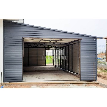 Garaż Blaszany 5m x 8m  - spad w prawo - Brama... - Garaże i wiaty - Konin - zdjęcie 2