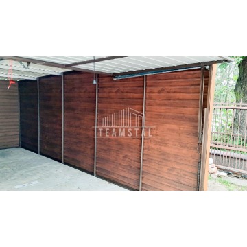 Garaż Blaszany 6m x 5,8m - spad tył - 2x Brama... - Garaże i wiaty - Sieradz - zdjęcie 7