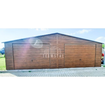 Garaż Blaszany 8m x 6m - dwuspad - 2x Brama u... - Garaże i wiaty - Czersk - zdjęcie 4