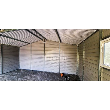 Garaż Blaszany 5m x 6m poziom - Brama  + drzwi... - Garaże i wiaty - Szczecinek - zdjęcie 4