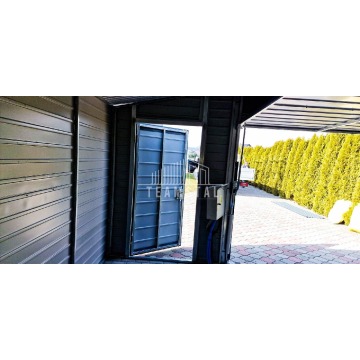 Garaż Blaszany 5m x 6m poziom - Brama  + drzwi... - Garaże i wiaty - Szczecinek - zdjęcie 8