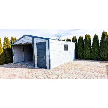Garaż Blaszany 5m x 6m poziom - Brama  + drzwi... - Garaże i wiaty - Szczecinek - zdjęcie 13