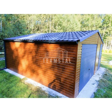 Garaż Blaszany 5m x 6m - dwuspad - Brama + drzwi... - Garaże i wiaty - Nowogard - zdjęcie 5
