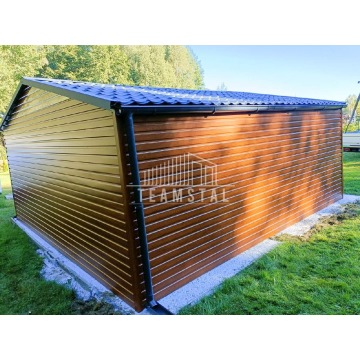 Garaż Blaszany 5m x 6m - dwuspad - Brama + drzwi... - Garaże i wiaty - Nowogard - zdjęcie 6