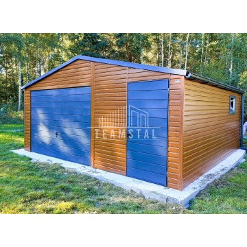 Garaż Blaszany 5m x 6m - dwuspad - Brama + drzwi... - Garaże i wiaty - Nowogard - zdjęcie 7
