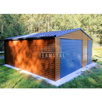 Garaż Blaszany 5m x 6m - dwuspad - Brama + drzwi... - Garaże i wiaty - Nowogard - zdjęcie 8